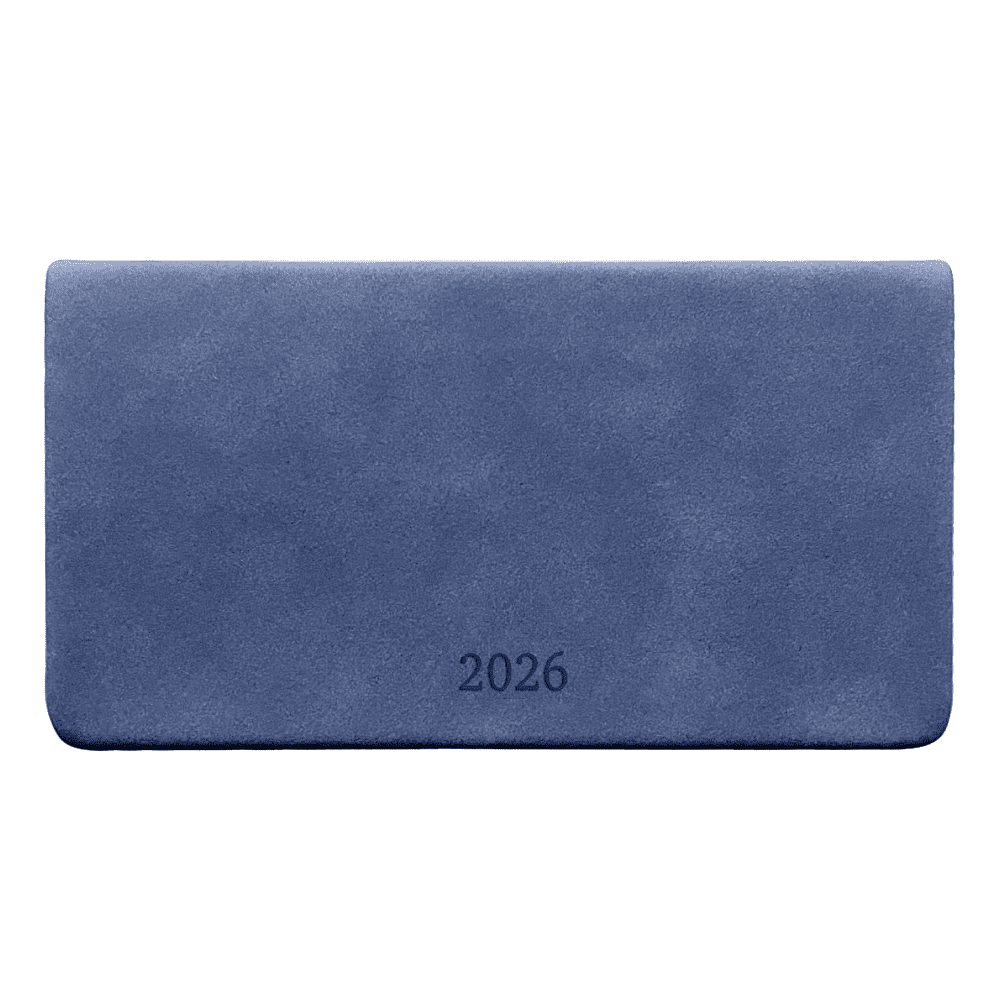 Еженедельник датированный "Soft" на 2026 год, А6, 128 страниц, синий