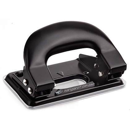 Дырокол Kangaro "DP-280", 11 листов, черный