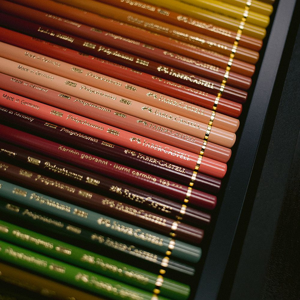 Цветные карандаши Faber-Castell "Polychromos", 120 шт., деревянный кейс - 5