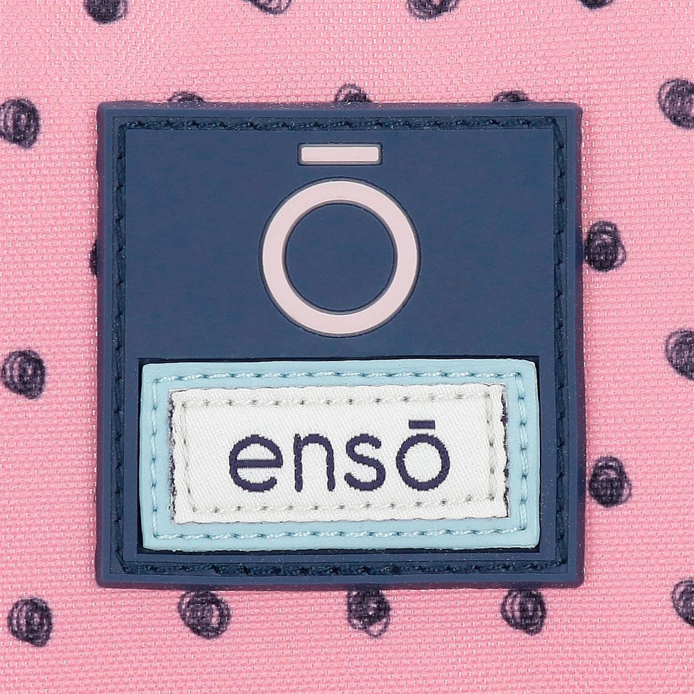 Сумка дорожная Enso "Bonjour", голубой, розовый - 6