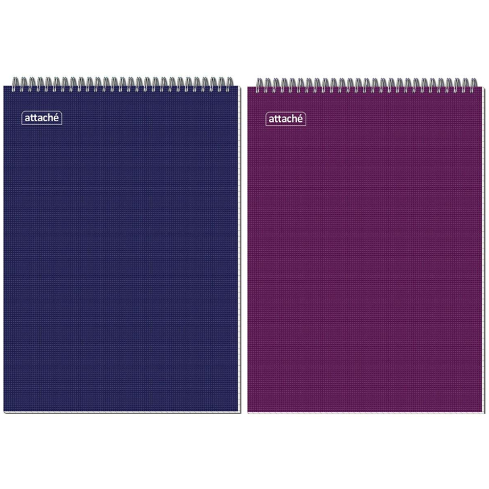 Блокнот "Attache однотонный", А4, 40 листов, клетка, ассорти