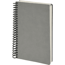Ежедневник недатированный "Agenda", А5, на спирали, серый