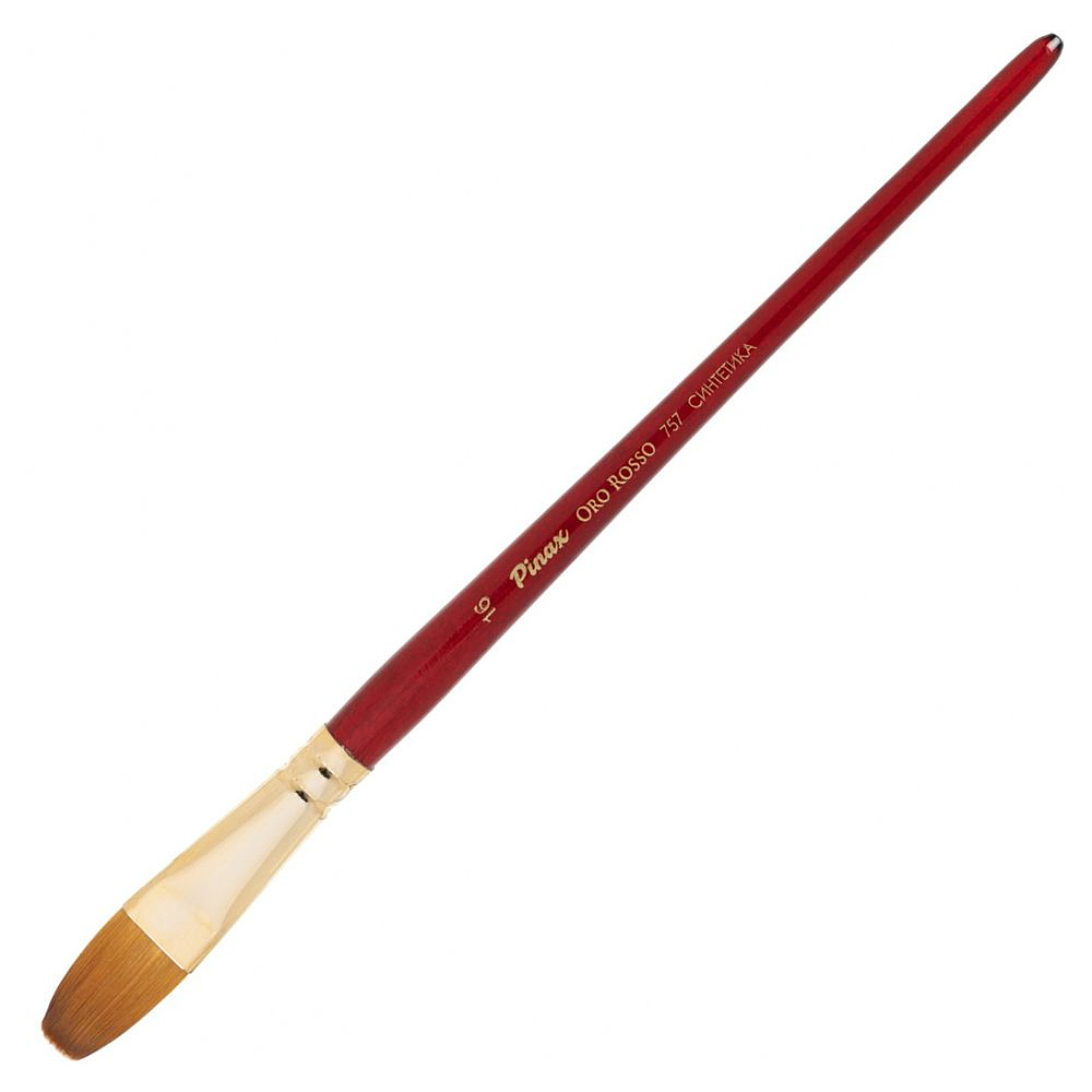 Кисть для рисования "Pinax ORO ROSSO", синтетика, овальная, №16