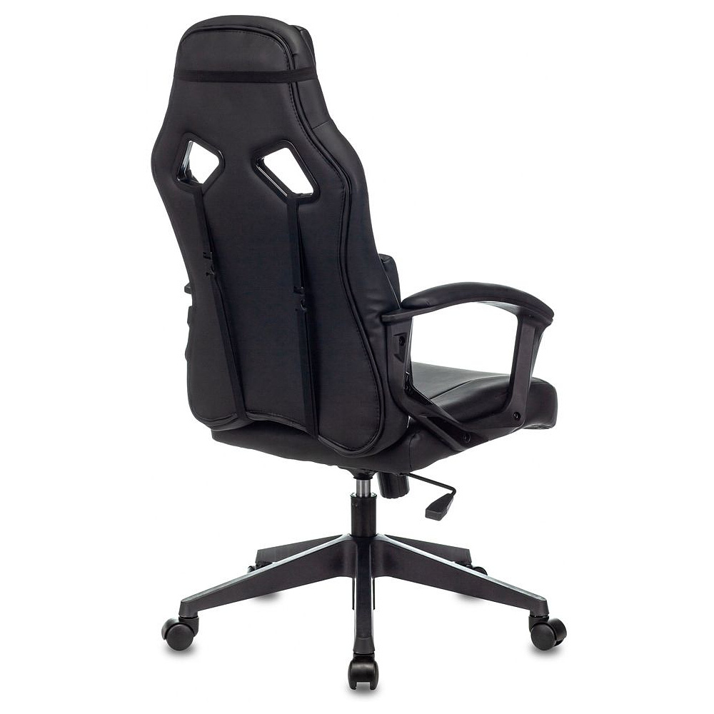 Кресло игровое "Zombie DRIVER", экокожа, пластик, черный, белый - 4