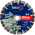 Круг алмазный по бетону Krugo Master, 180х22.23 мм, турбосегментный