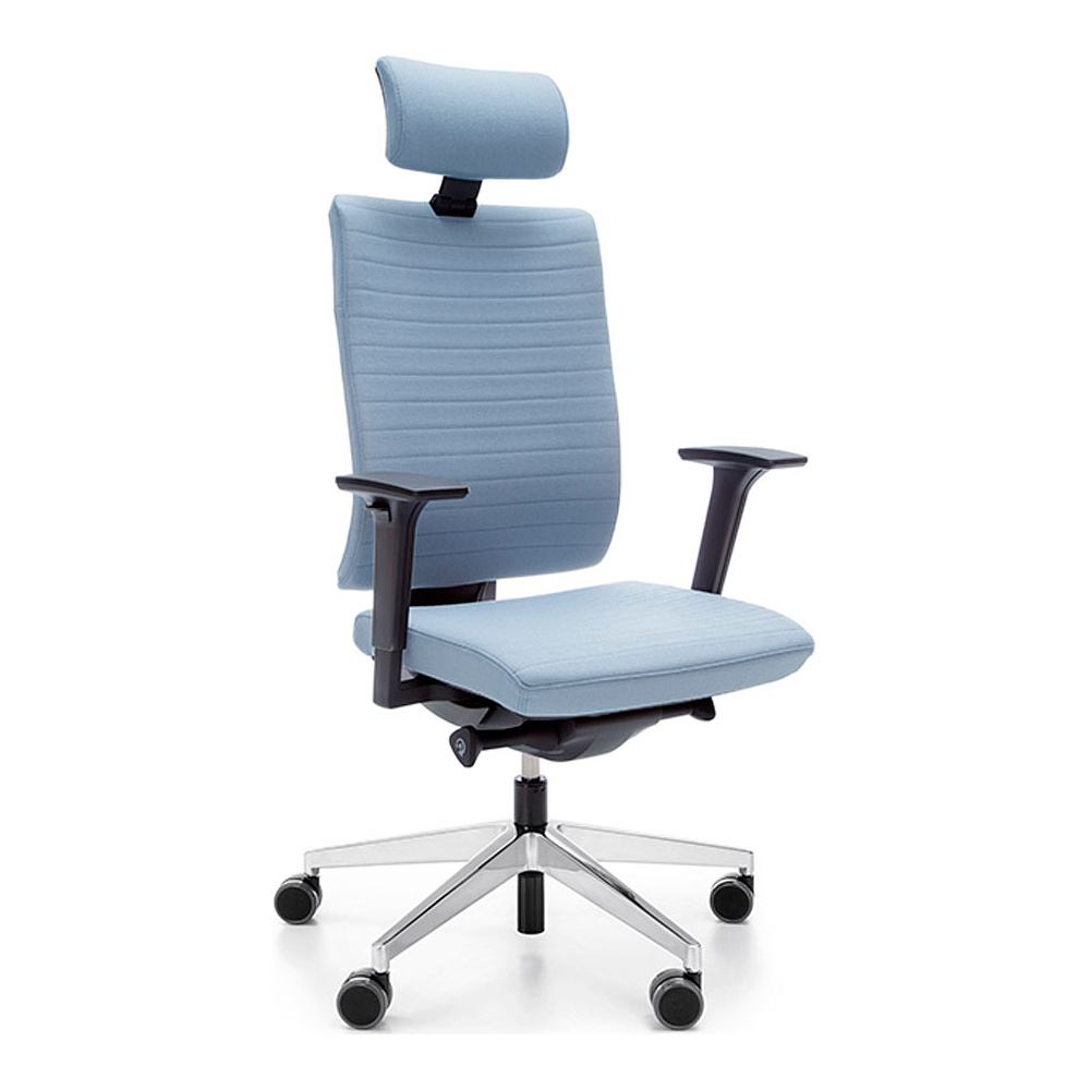 Кресло для руководителя Profim "Motto 11SFL P61PU", пластик, ткань, синий