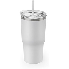 Кружка термическая "Joyner M", металл, пластик, 600 мл, белый