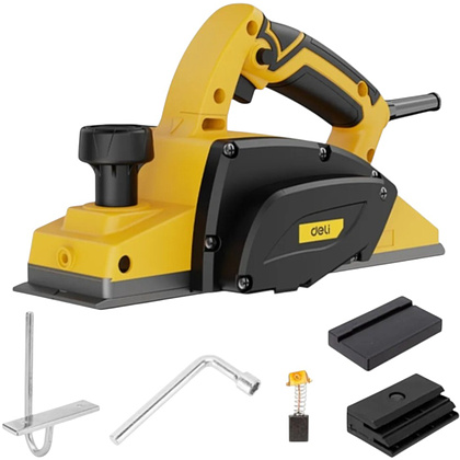 Рубанок электрический Deli YS EDC591, сетевой, 550 Вт, 15800 об/мин, 82 мм., 1,0 мм - 2