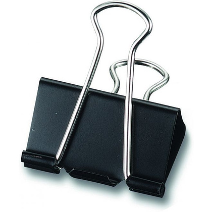 Зажим для бумаги Maped, 41 мм, черный - 4