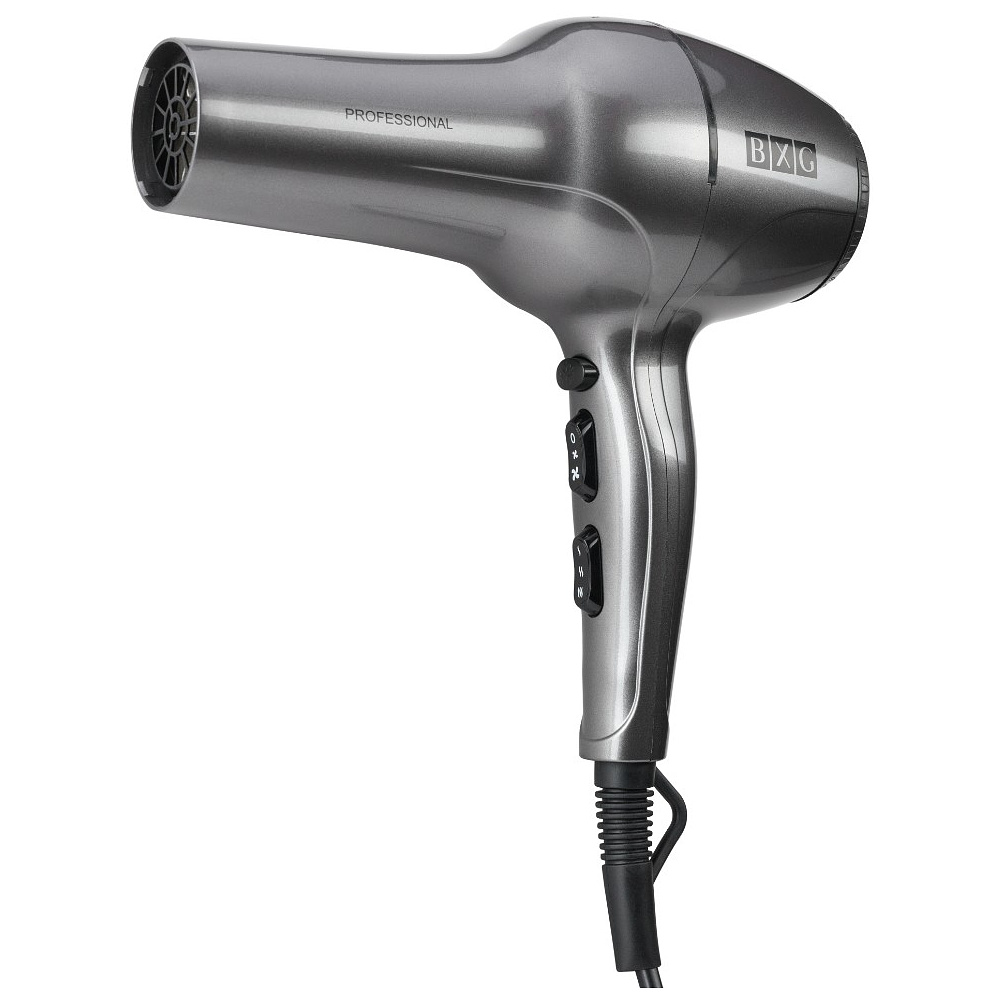 Фен настенный BXG-2000A1, ABS-пластик, хром - 6