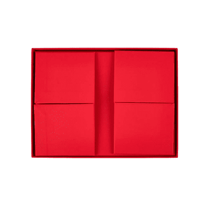 Коробка картонная, 220х160х95 мм, красный - 5