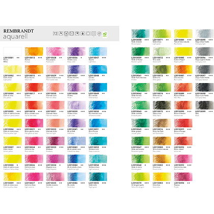 Карандаш акварельный "Rembrandt Aquarell", 094 пурпурный - 2