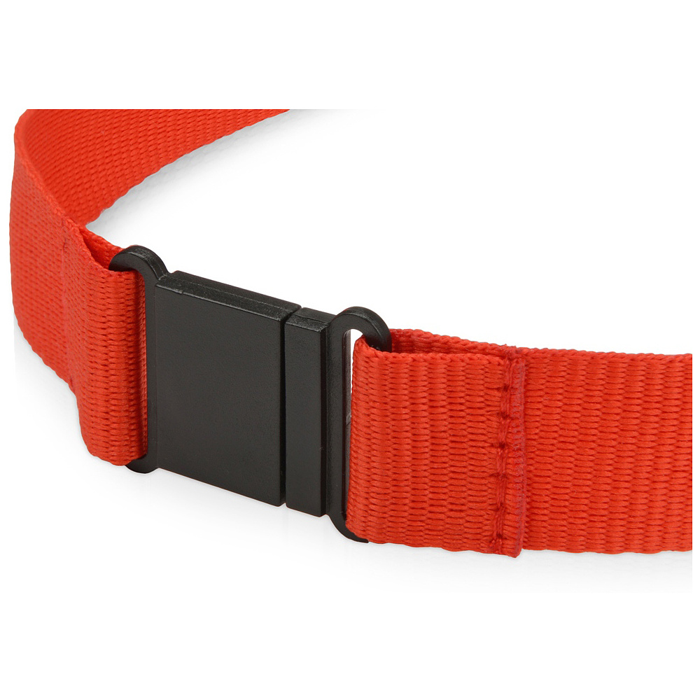 Тесьма с карабином для бейджа "839121", красный - 3