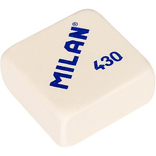 Ластик Milan "430", 1 шт, белый