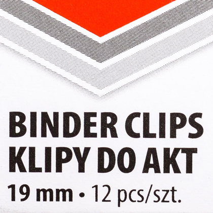 Зажим для бумаги "Office Products", 19 мм, 12 шт, черный - 4