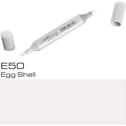 Маркер перманентный "Copic Sketch", E-50 яичная скорлупа