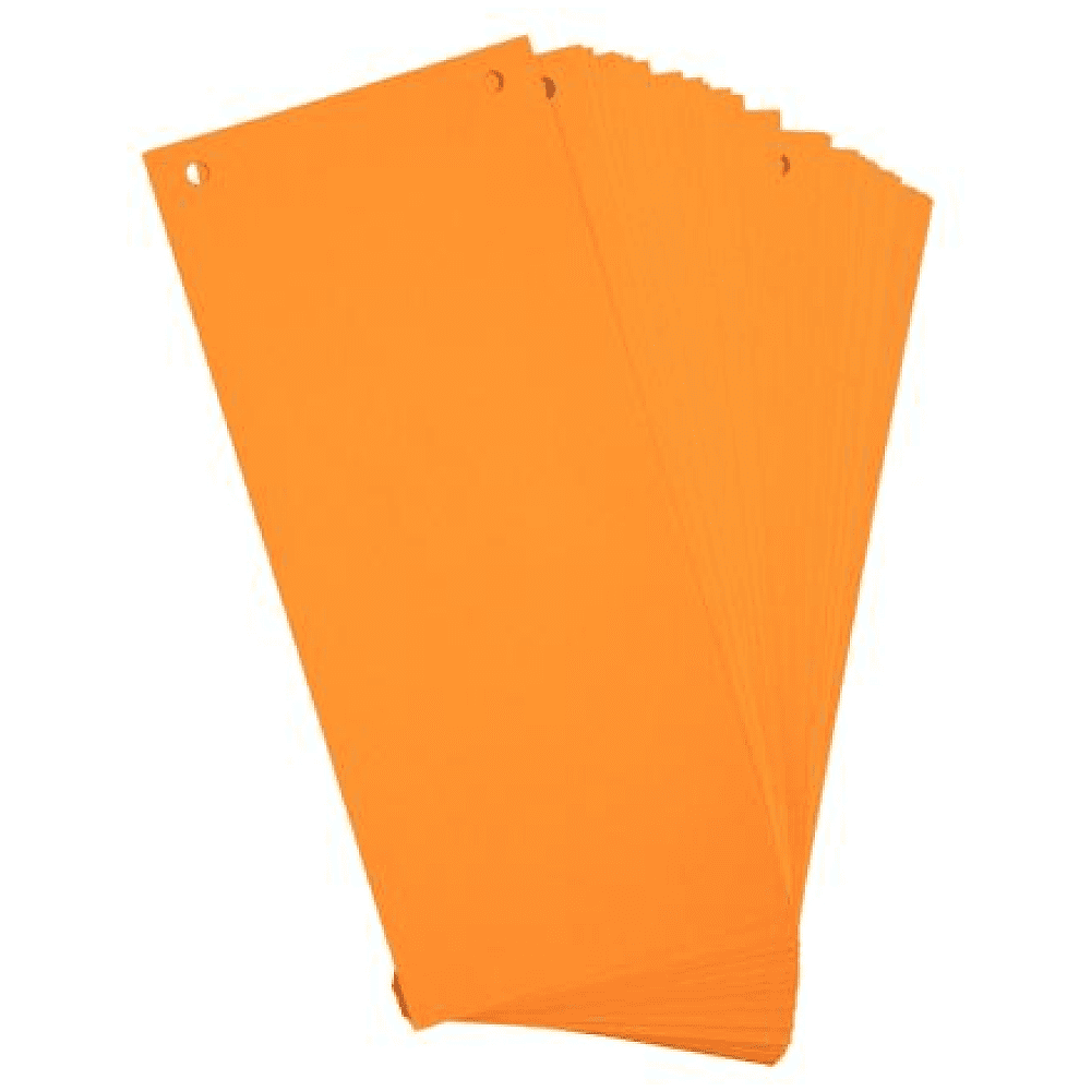 Разделитель для документов "Exacompta" картонный, оранжевый - 2