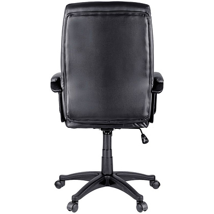 Кресло для руководителя Helmi "HL-E02 Income", экокожа, пластик, черный - 4