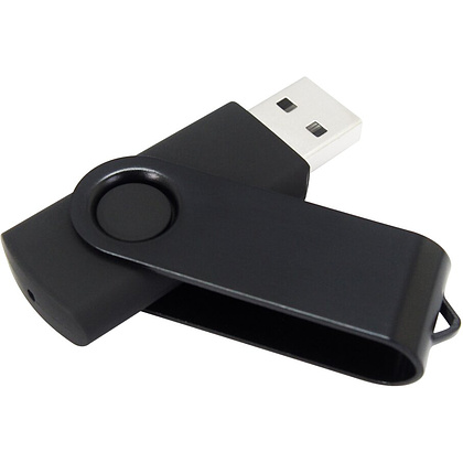 USB Flash накопитель 2.0 16 Gb VDF-008 СС, пластик, металл, черный - 2