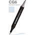 Маркер перманентный двусторонний "Sketchmarker Brush", CG6 прохладный серый 6