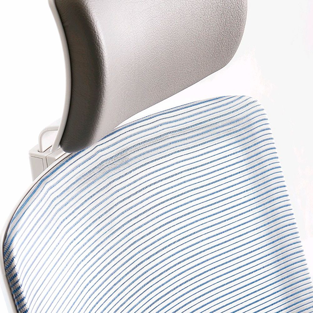 Кресло для руководителя BESTUHL "S30", сетка, ткань, пластик, серый - 5