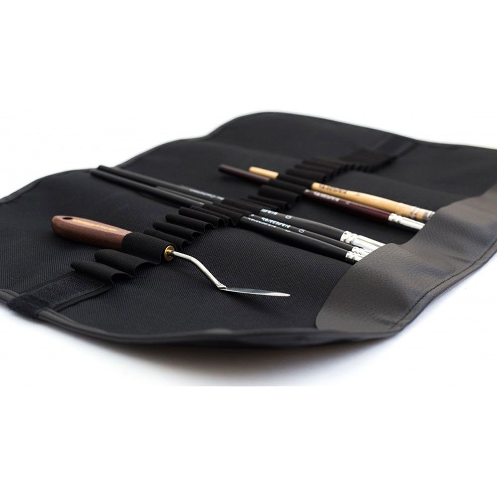 Пенал-органайзер "Малевичъ" для кистей, 34х48, черный - 4