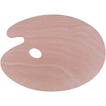 Палитра ДВП "Сонет", овальная, 30x40 см