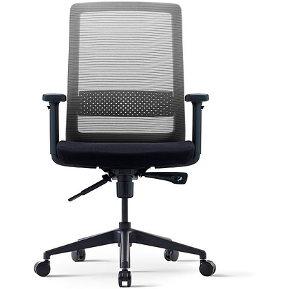 Кресло для руководителя BESTUHL "S30", сетка, ткань, пластик, черный - 2