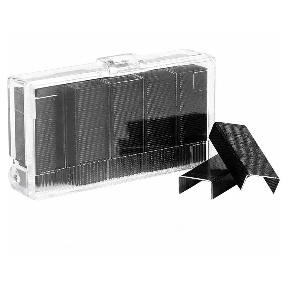 Скобы "Kangaro", 24/6, 800 шт, черный