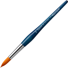 Кисть для рисования "Tintoretto Amber", синтетика, круглая, №18