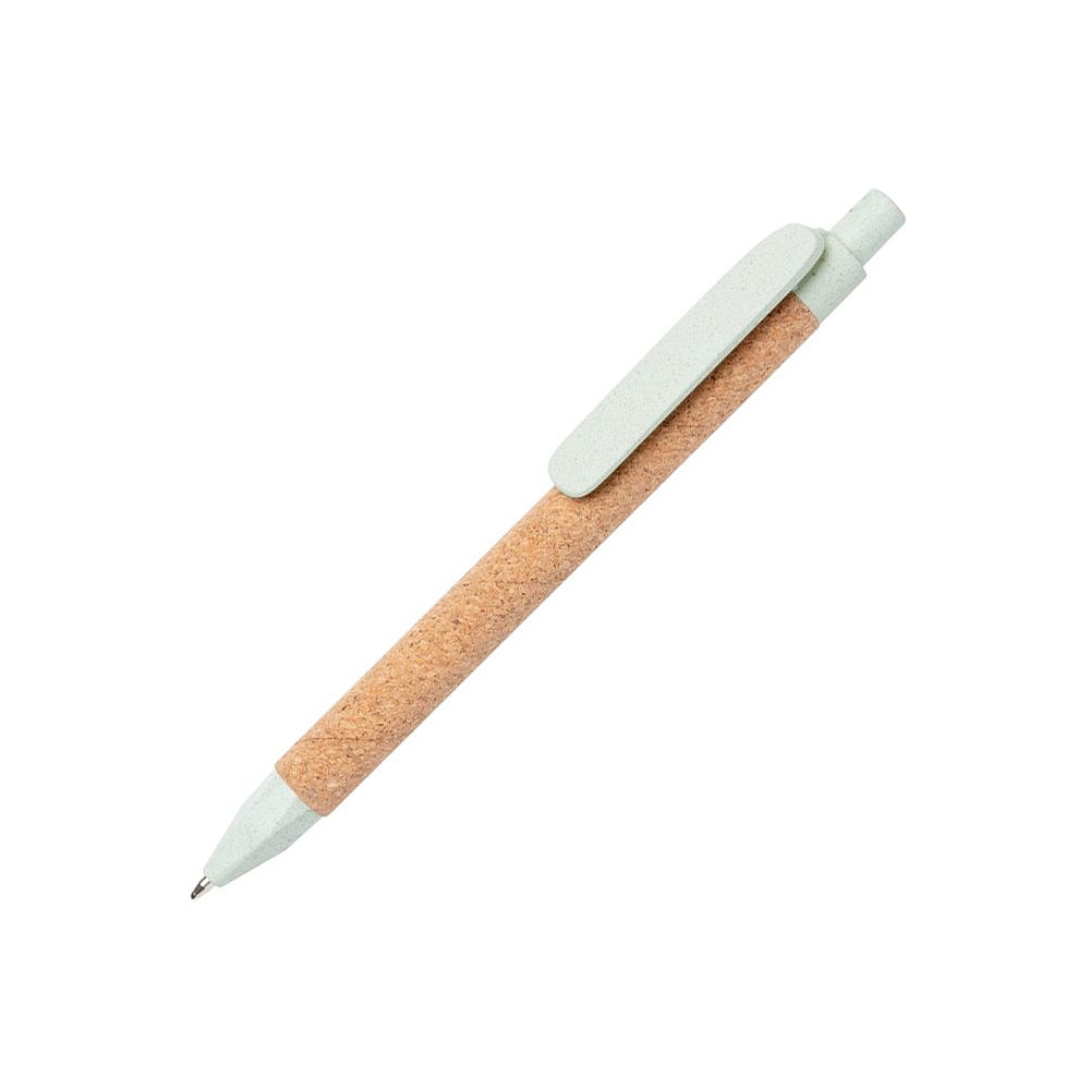 Ручка шариковая автоматическая "Write", 1.0 мм, коричневый, зеленый, стерж. синий
