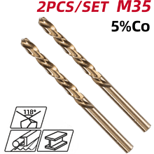 Сверло по металлу Deli RS EDH-MHZ010-E2, 1.0 мм, DIN 338, HSCo 5%, 2 шт.