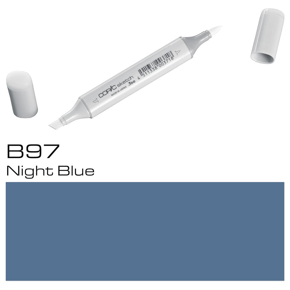 Маркер перманентный "Copic Sketch", B-97 ночной синий