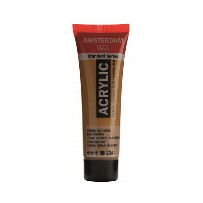 Краски акриловые "Amsterdam", 234 сиена натуральная, 20 мл, туба