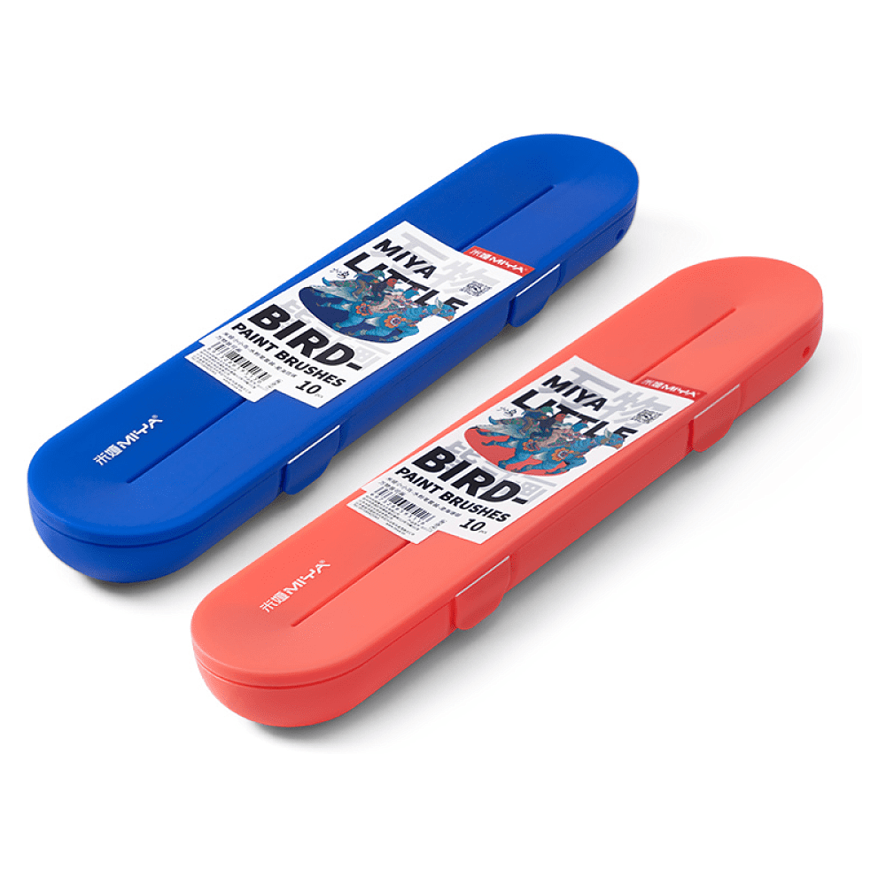 Набор кистей Himi "Miya Little Bird", микс, 10 шт, голубой - 6