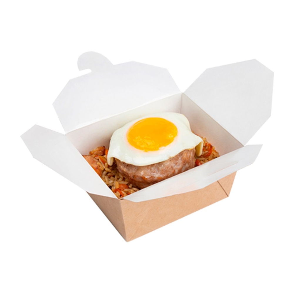 Контейнер бумажный 600 мл, 130/113х105/90х64, 50 шт/упак, крафт - 5