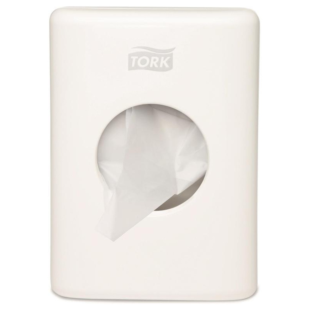 Держатель для гигиенических пакетов "Tork B5", пластик, белый (566000) - 2