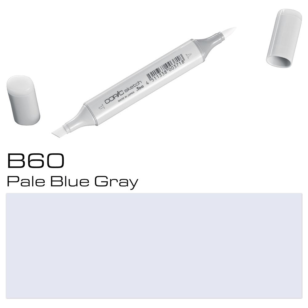 Маркер перманентный "Copic Sketch", B-60 бледный сине-серый