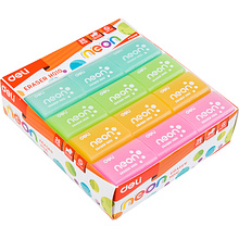 Ластик Deli "Neon", ассорти