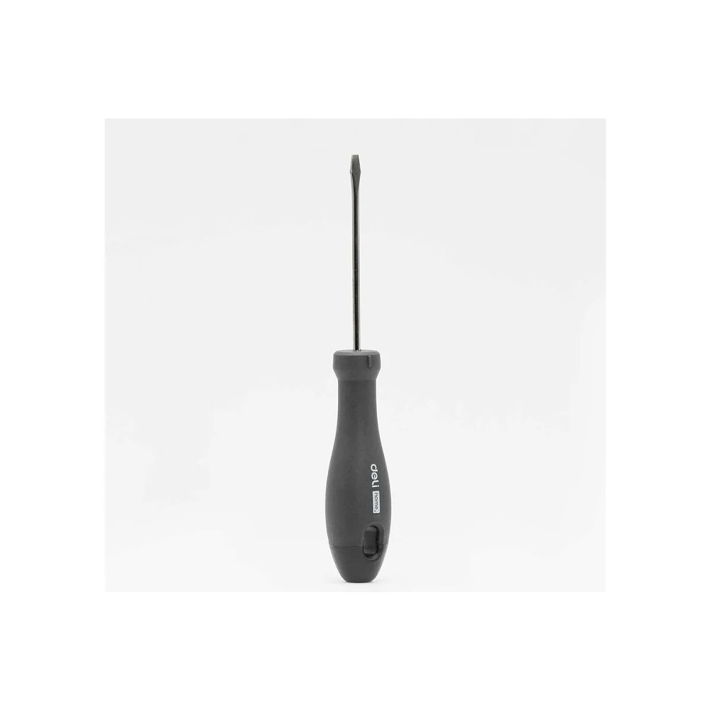 Отвертка Deli HS EHT1103, SL3х75 мм, Soft Touch, черный - 7