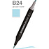 Маркер перманентный двусторонний "Sketchmarker Brush", B24 детский голубой