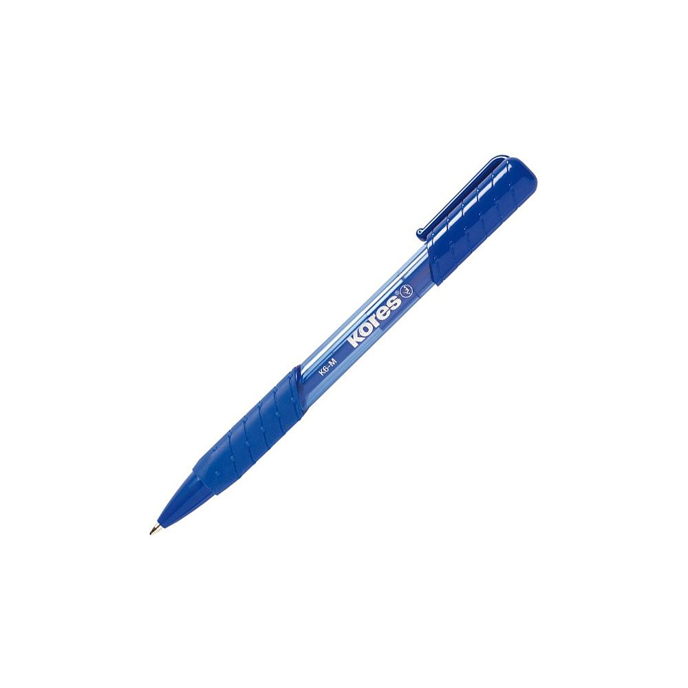 Ручка шариковая автоматическая "К6", 0.5 мм, синий, стерж. синий