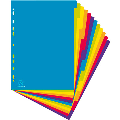 Разделитель на 12 делений, A4, ассорти - 3