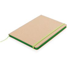 Блокнот "P773.957", А5, 72 листа, линейка, коричневый, зеленый