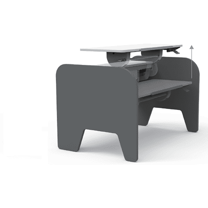 Стол Comf-Pro Elephant Desk UR-3, 1155х700х(340-815) мм, белый, серый - 6