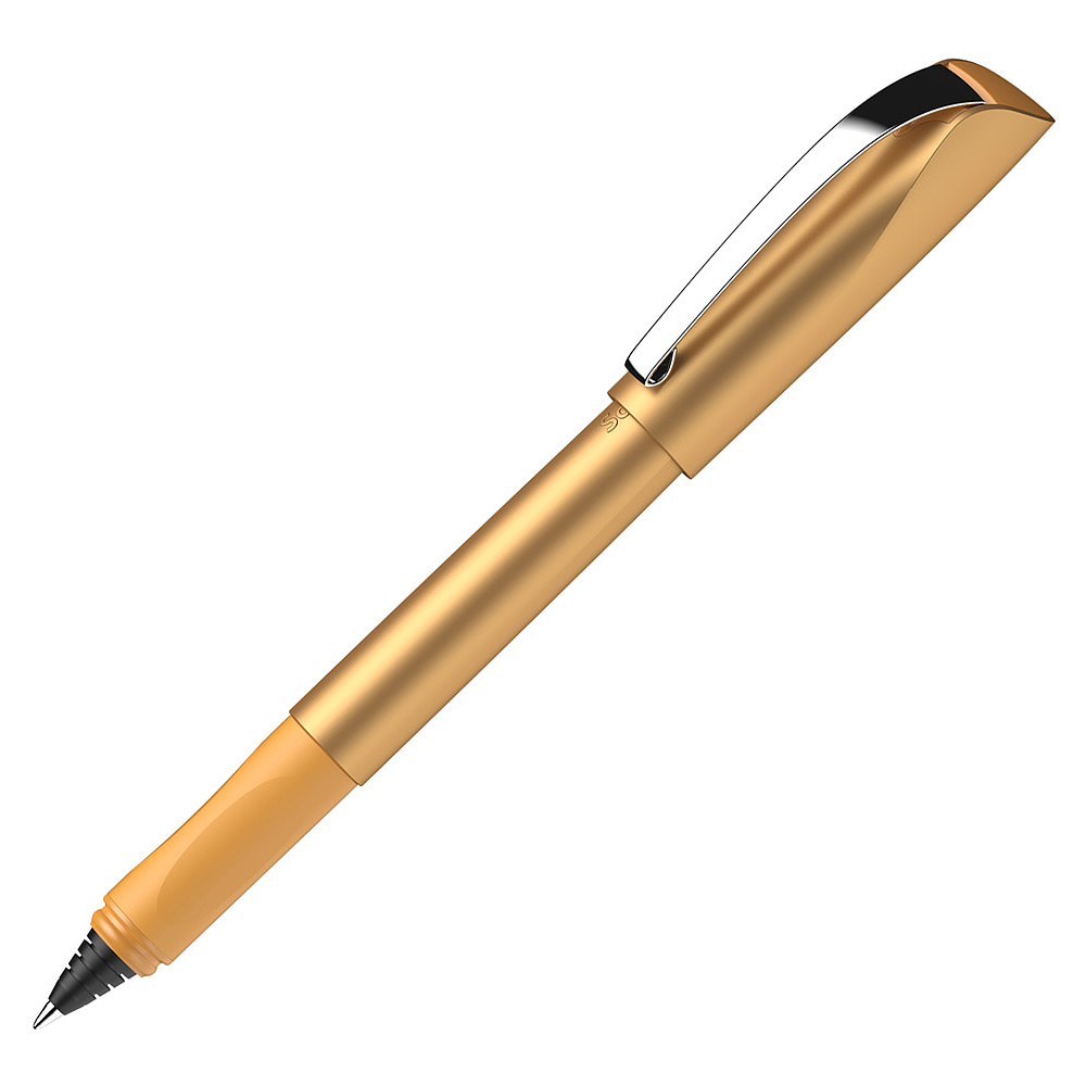 Ручка-роллер "Schneider Ceod Shiny", M, бронзовый, стерж. синий
