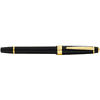 Ручка перьевая F "Bailey Light Polished Black Resin and Gold Tone", черный, золотой - 3