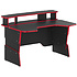 Стол компьютерный игровой "Skill STG 1390", антрацит, красный