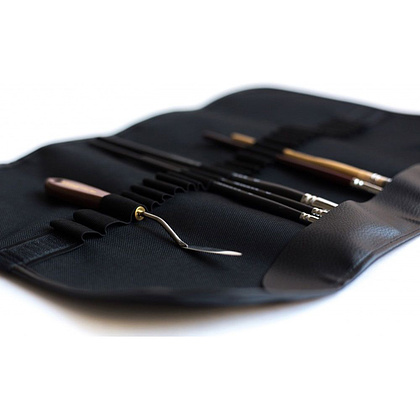 Пенал-органайзер "Малевичъ" для кистей, 34х48, черный - 2