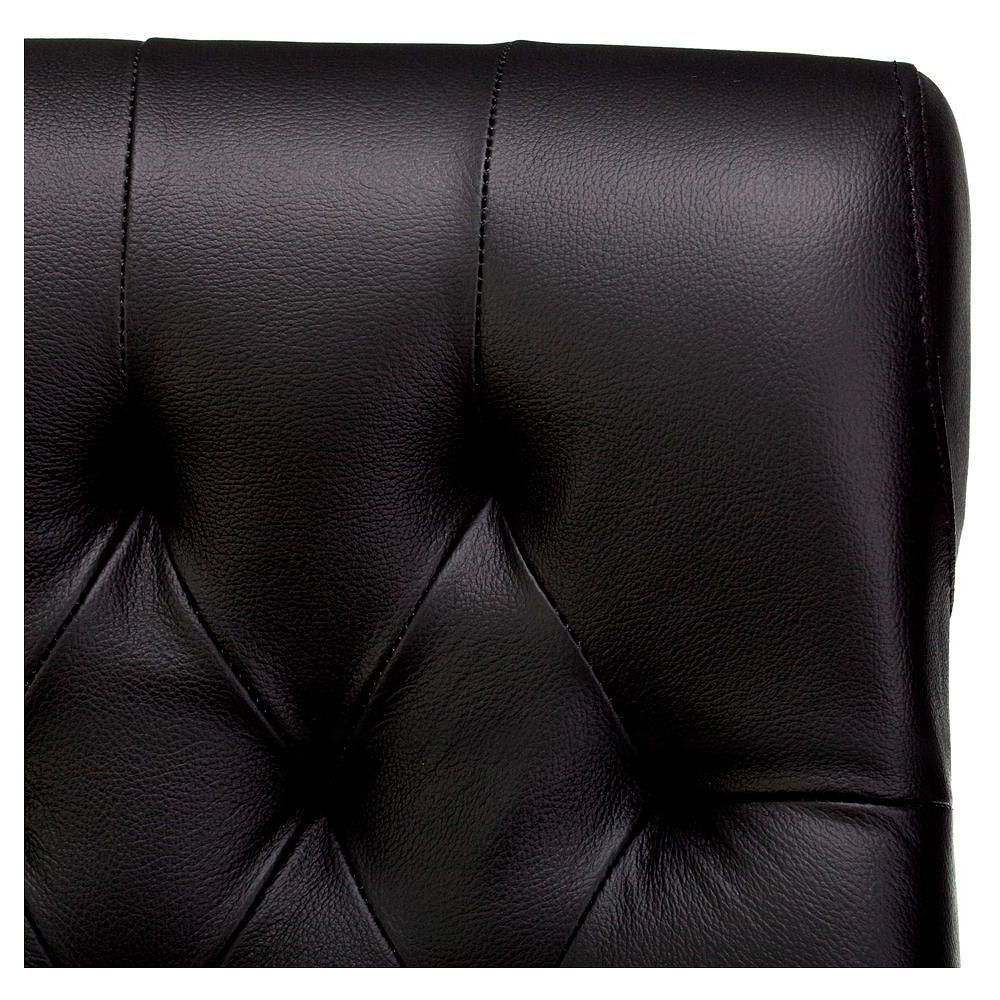 Кресло для руководителя Бюрократ T-9928WALNUT, кожа, металл/дерево, черный - 6